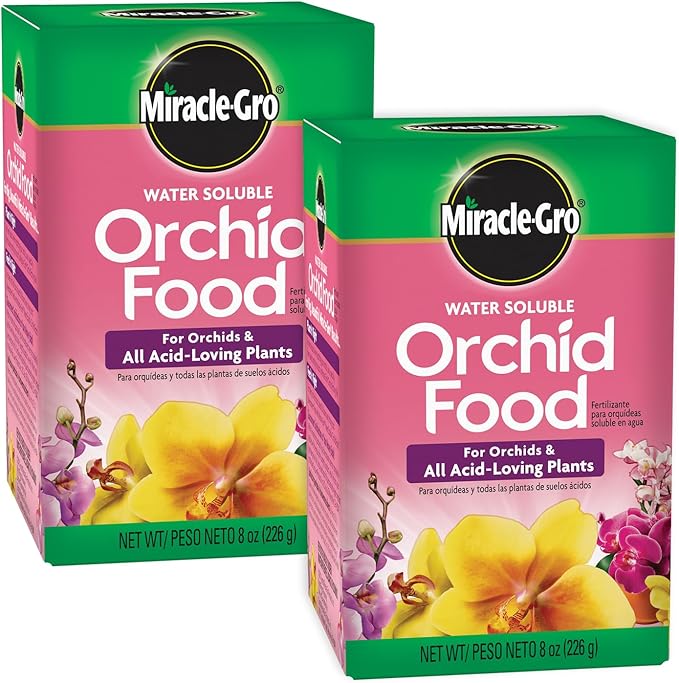 Miracle-Gro Water Soluble Orchid Food, 8 oz., 2-Pack