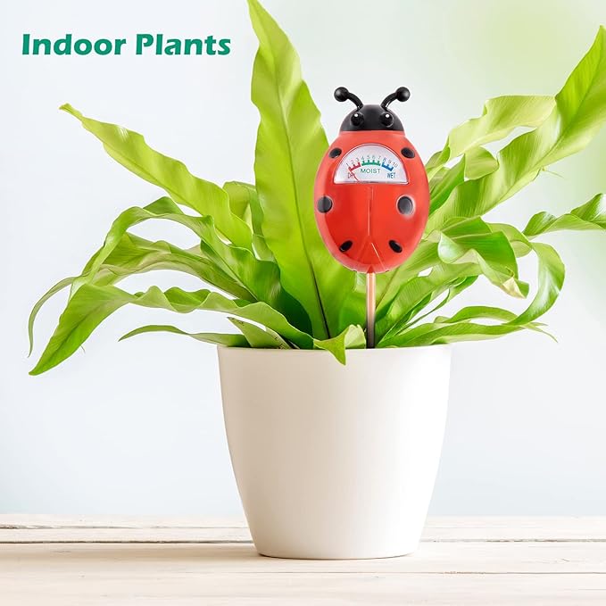 Tennedriv Green 2 Pack Soil Moisture Meter for House Plants, Plant Water Meter,Plant Moisture Meter for House Plants and Outdoor Plants, No Batteries Required