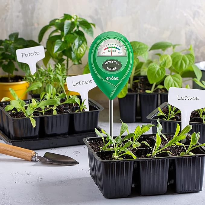 Soil Moisture Meter,Plant Water Meter,Moisture Meter for House Plants,Plant Care Tools(Green)