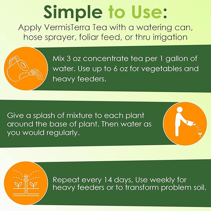 Worm Tea for Gardening - 32oz Quart - Organic Earthworm Soil Enhancer - Vermicompost with Kelp - Increase Yields, Boost Growth, Reduce Stress- Vegetables, Flowers, Fruit Trees - Plant Probiotic