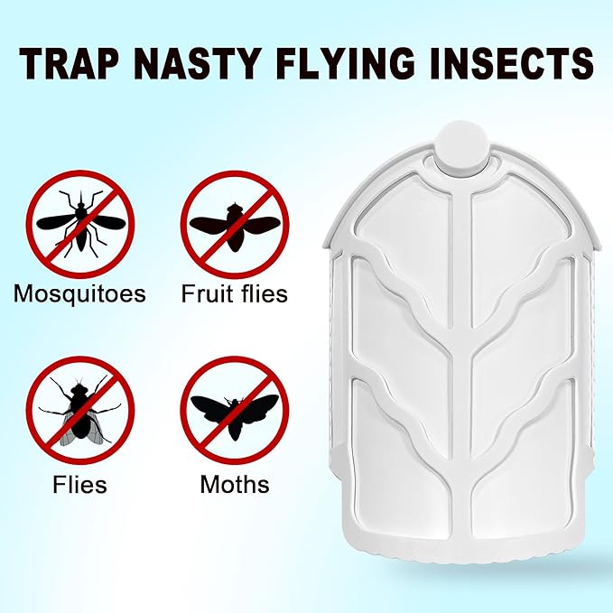 16 Pack Flying Insect Trap Refills Compatible with Zevo Flying Insect Trap M364 and Max, Safe with Kids & Pets