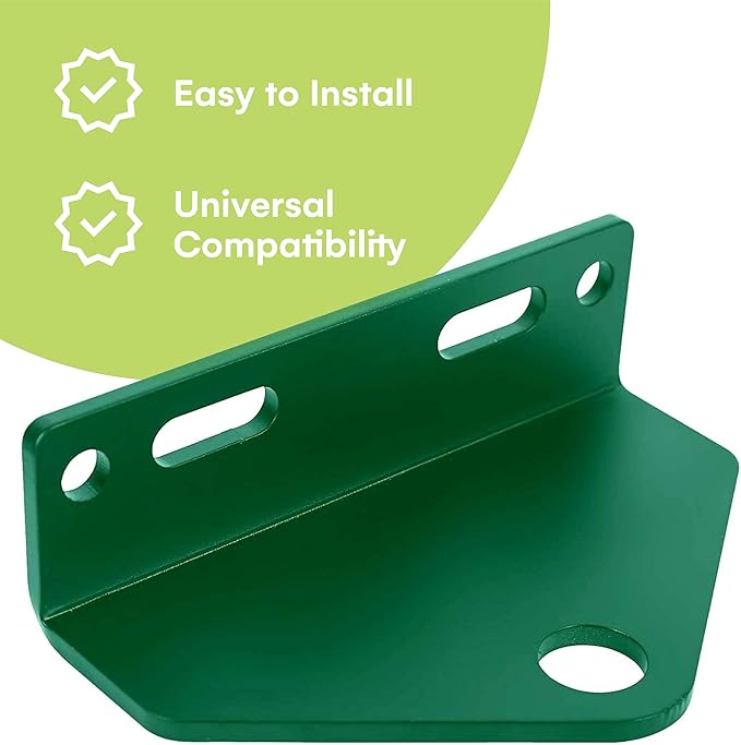 Noa Store | 5 Inch Lawn Mower Ball Hitch - Universal Zero Turn Trailer Hitch - Heavy-Duty Alloy Steel - Mower Hitch Adapter Accessory for Tractor - Including Installation Hardware (Green)