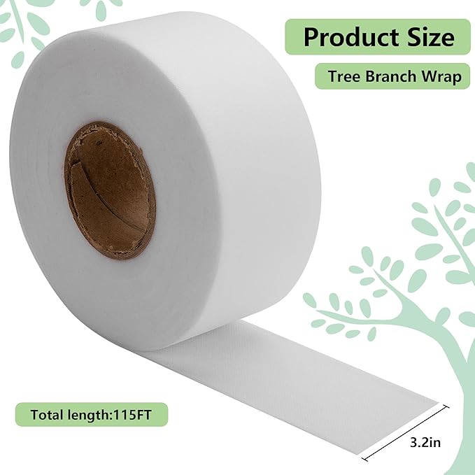 115Ft Tree Protector Wraps - Winter-Proof Antifreeze Bandage Tree Wrap - Reusable Plants Wrap to Protect Bark and Keep Plants Warm