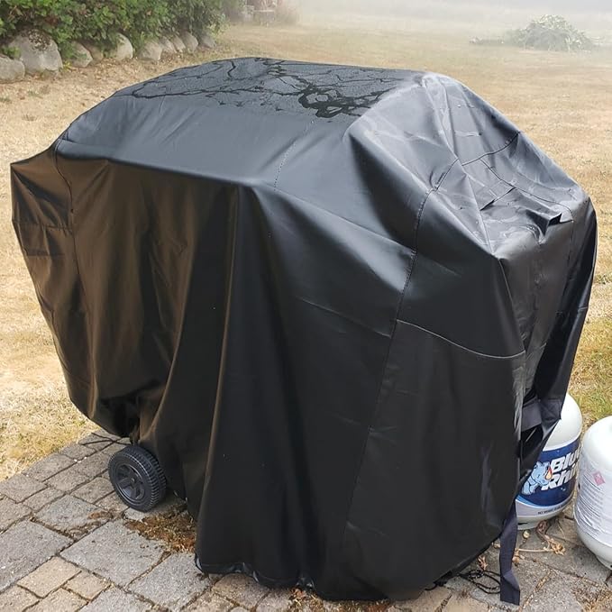 Grill Cover for Weber Genesis II 4 Burner & LX 400 Series, 65 Inch Heavy Duty & Waterproof, Outdoor Cover for Weber Summit 400 Series Grill