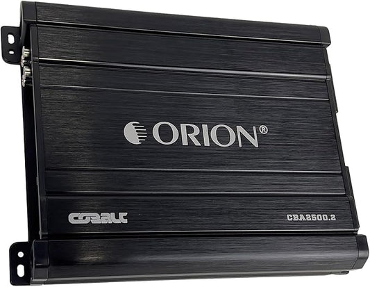 Orion Cobalt Series CBA2500.2 High Efficiency 2-Channel Class A/B Amplifier for Car Audio Stereo - 2500W High Output, 2/4 Ohm Stable, Adjustable Low/High Pass, Bass Boost, MOSFET Power Supply.