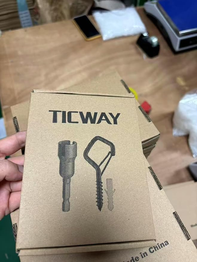 20 PCS Q-Hanger Hooks for String Lights, Ceiling Hangers for Plants & Wind Chimes, Christmas Decorations Outdoor Hooks Bronze