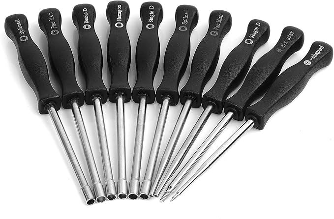 10 Pcs Carburetor Cleaning Tool Screwdriver Kit for Common 2 Cycle Carburator Adjustment Small Engine Carb Tune up Adjusting Tool- Carb Kit