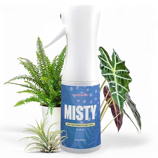 Southside Misty Fertilizer Spray - Leaf-Absorbed Plant Food - Use Year-Round - (4-2-6 NPK) Specialized Nutrition for Humidity-Loving Houseplants - 7.1 fl oz (210ml)