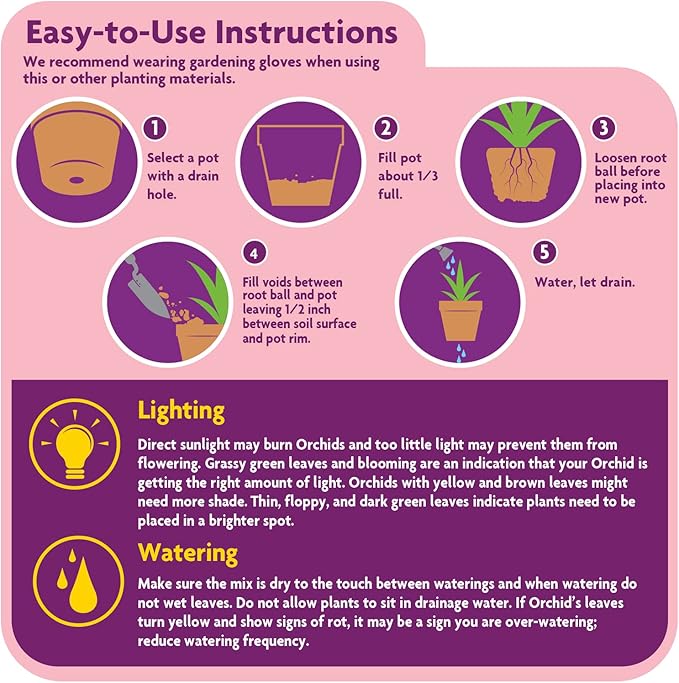 Miracle-Gro Orchid Potting Mix Coarse Blend, 8qt., 2-Pack