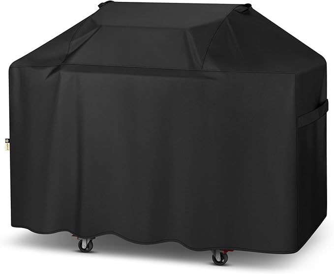 Arcedo Grill Cover 63 Inch Compatible with Weber Genesis 300 Series and New 2022 Genesis 300 Grill, Waterproof Heavy Duty Outdoor Fade Resistant Barbecue Cover, Compared to 7757