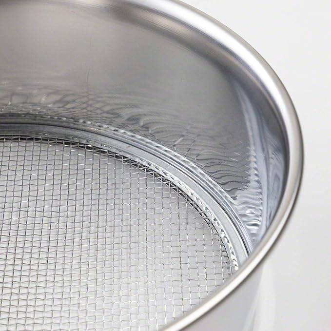 Wazakura 3PCS Soil Sieve Set 8-1/4 inch (210mm),3 Sieve Mesh Filter Sizes, Japanese Bonsai Gardening Tool - 8-1/4inch(210mm)