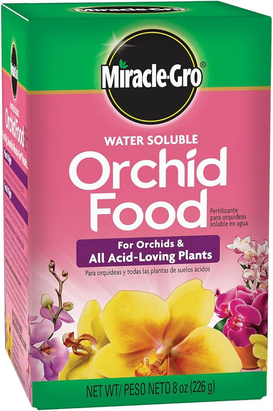 Miracle-Gro Water Soluble Orchid Food, Plant Fertilizer, 8 oz. (12-Pack)