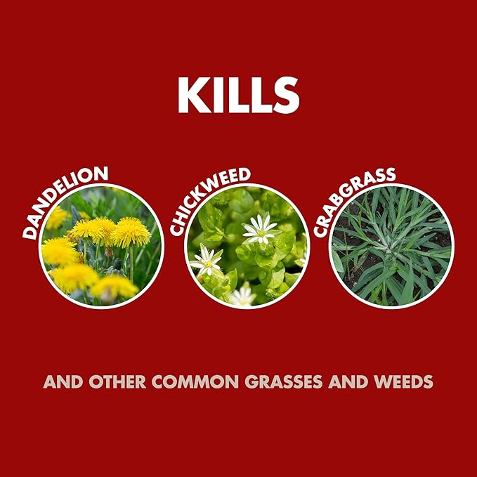 Spectracide Weed & Grass Killer (Refill), Use On Driveways, Walkways and Around Trees and Flower Beds, 1.3 Gallon