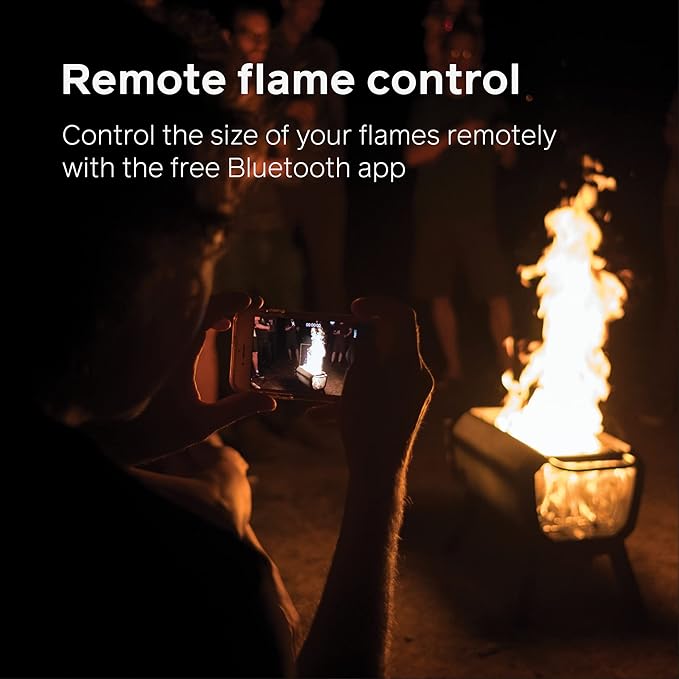 BioLite FirePit+ Smokeless Fire Pit and Grill, Charcoal and Wood Burn with Integrated Fan