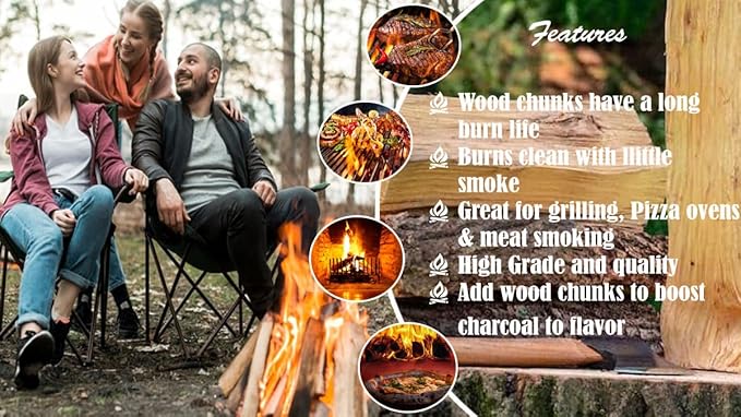 Old Potter Kiln Dried Firewood, ~1.5 Cu Ft ~ 38-45 lbs, for Solo Stove, Firepits and Fireplaces or Cooking, 16 Inch Logs, Hickory