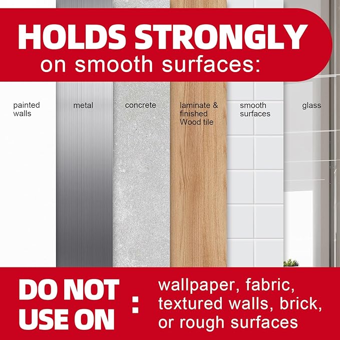 20 Hooks for Hanging Variety Pack,Adhesive Wall Hooks Heavy Duty with 20 Stirps,no Damage Large midium Small Sticky Utility Hooks for Outdoor、Tower、Keys