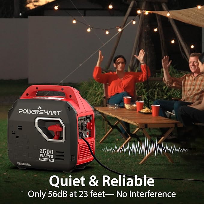 PowerSmart 2500-Watt Portable Inverter Generator with Quiet Technology