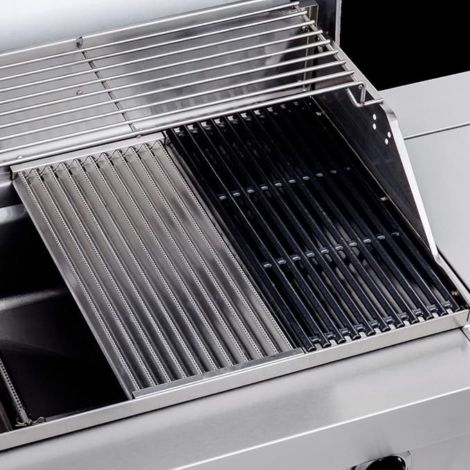 18 7/16" Stamped Stainless Steel Replacement Emitter for Charbroil Commercial Tru-Infrared Prior to 2015 463246909 463241013 463243911 463241313 463241314 463247109 (3-Pack)