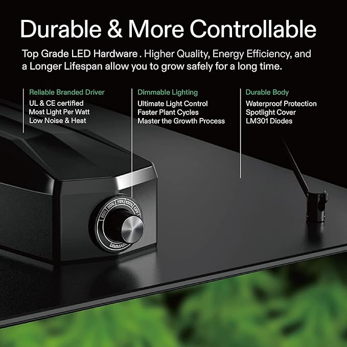 VIVOSUN GIY 4x4 ft. Grow Tent Complete System, Grow Tent Kit Complete with 6 Inch Inline Fan Package, 2 x 200W LED Grow Light, Temperature Humidity Monitor, Netting, Grow Bags, Pruning Shear and Timer