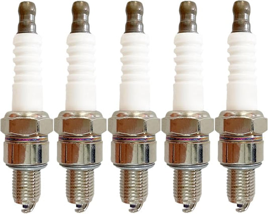 Spark Plug CR5HSB Replacement For NGK 6535 Hnoda GX22 GX31 GX100 Engine EB2000 EU2000 EB2000I EU1000I EU2000I 2000 series Generator Rep 98056-55777 （5 Pack）