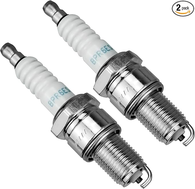 2 Pack Replacement Spark Plug for Toro 81-3250 for NGK BPR6ES 119-1901 121-0186 121-0396 89947 ST31234 ST62113 Lawn Mower Models