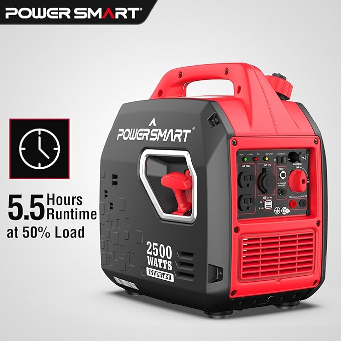 PowerSmart 2500-Watt Portable Inverter Generator with Quiet Technology