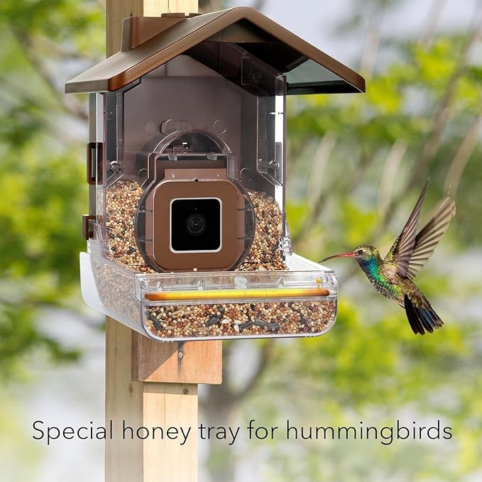 Wasserstein Bird Feeder Camera Case Compatible with Blink, Wyze & Ring Security Cameras Including Blink Outdoor 4, Wyze Cam OG & Ring Stick Up Camera (Camera NOT Included)