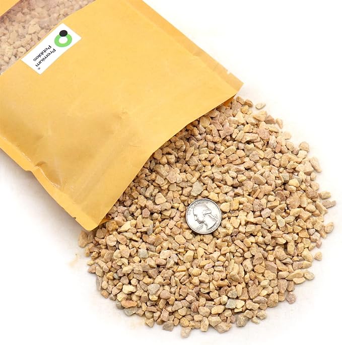 Coarse Sand. Light Brown Color. 1/8 Inch 10 lbs. for Potting Soil, Succulents, Pots, Plants, Gardening, Indoor, Crafting, Vase Fillers (X-Mini, COARSE Sand - Light Brown, 10)