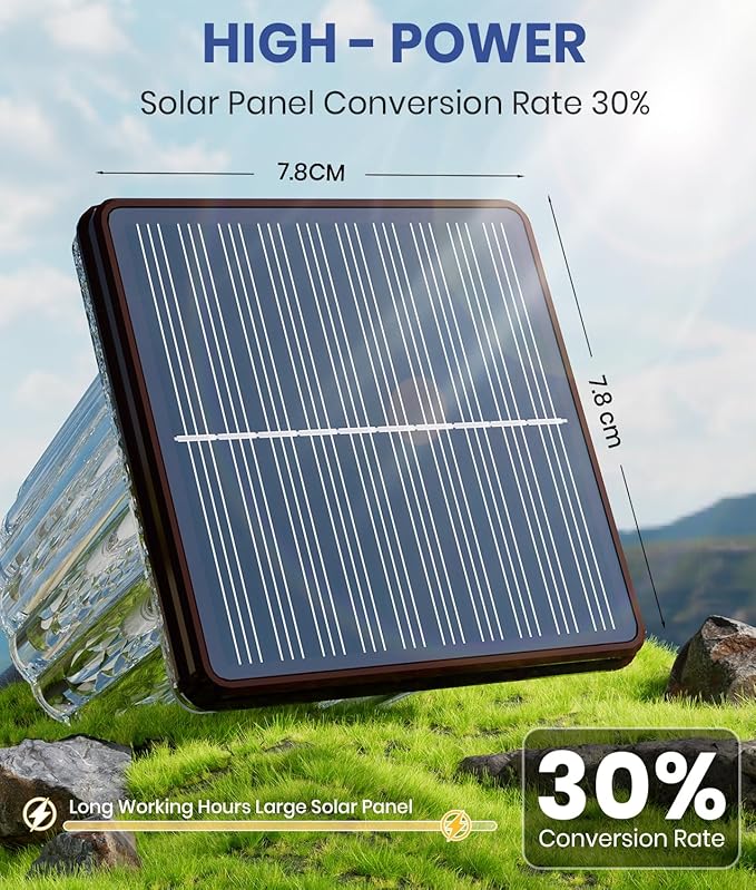 Super Bright Solar Pathway Lights Outdoor Powered,Adjustable Warm&Cool White,Waterproof IP65 Garden Decor Landscape Lighting Outside for Yard/Patio/Walkway/Driveway/Landscape (Cocoa Brown, 1 Pack)