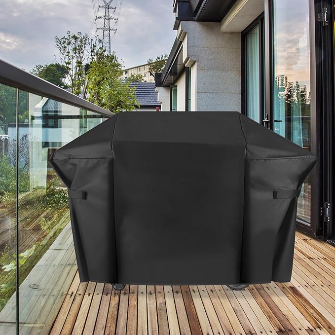 Grill Cover for Weber Genesis II 4 Burner & LX 400 Series, 65 Inch Heavy Duty & Waterproof, Outdoor Cover for Weber Summit 400 Series Grill