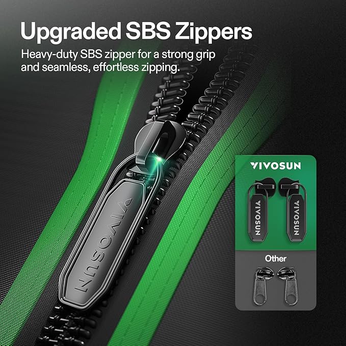 VIVOSUN S326 36"x20"x63" Grow Tent, High Reflective Mylar with Observation Window and Floor Tray for Hydroponics Indoor Plant for VS1000/VS2000