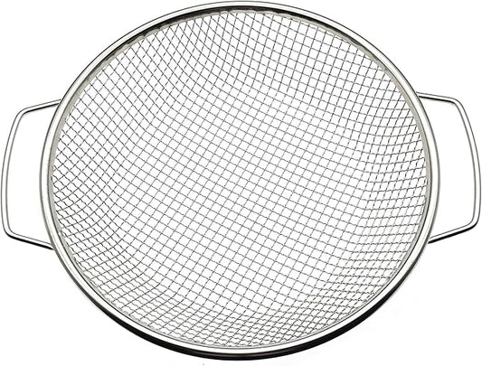 Stainless Steel Soil Sifter for 5 Gallon Bucket, 1/4 inch Mesh Garden Screen for Dirt, Sand, Compost with Heavy Duty Handles (1/4 inch)