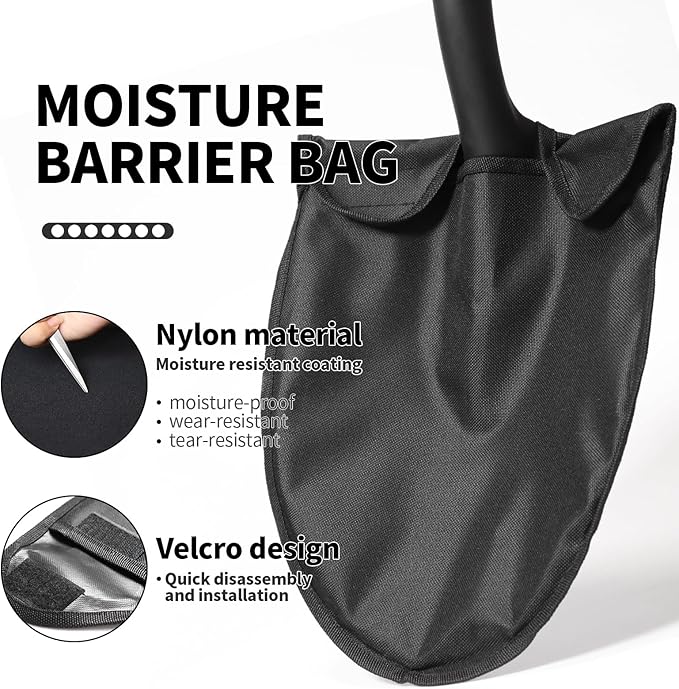 41 Inch Round Point Shovel for Digging,Heavy Duty Garden Shovel with D-Handle,Wooden Handle,Ideal for Gardening,Landscaping,Beach,and Snow Removal