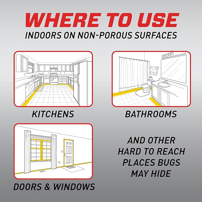 Ortho Home Defense Max Ant, Roach and Spider1: Indoor Insect Spray, Kills Ants, Beetles, Cockroaches and Spiders (as Listed), No Fumes, 14 oz.