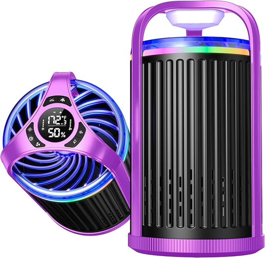 Fruit Fly Traps for Indoors, Smart Fly Trap Indoor Bug Zapper Gnat Traps for House Indoor Plant, Pest Control with 10PCS Refills - Purple