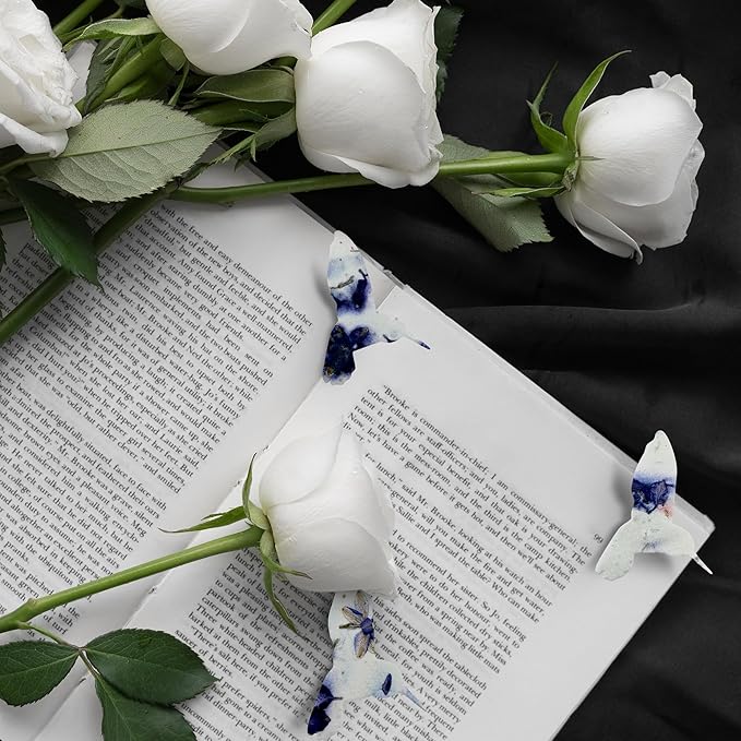 24pcs Hummingbird Seed Paper – Plantable Seed Paper Embedded with Wildflower Seeds for Funeral, Memorial & Other Milestone Celebrations (Purple)