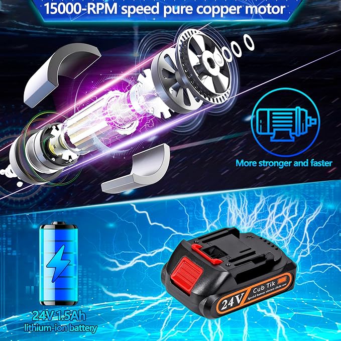 Hedge Trimmer Cordless with Battery and Charger 21V Electric Brush Grass Shrub Trimmer 2 in 1 Handheld Mini Grass Shears Grass Cutter Battery Powered Hedge Trimmer