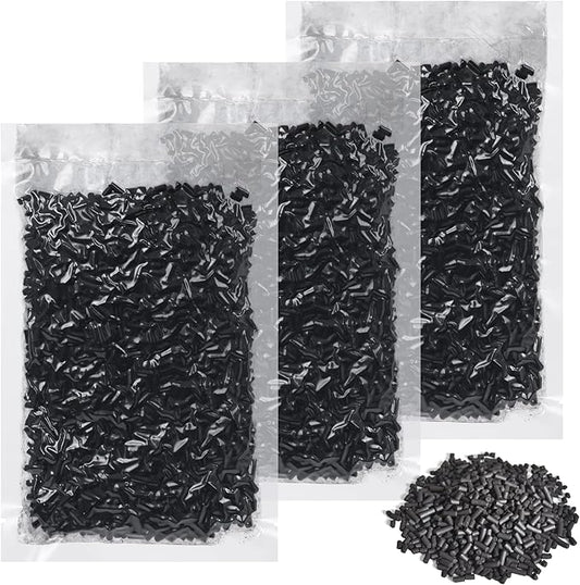 3 Packs 210g Odor Absorbing Activated Carbon Filter Refills for Lomi Smart Waste Kitchen Composter & Eco 5 & Vitamix FC-50-SP Electric Composter, Activated Charcoal Pellets