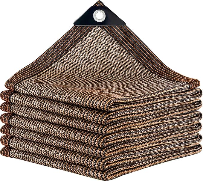 Shade Cloth,80% Sunblock Net with Metal Grommets and Reinforced Edges,Garden Sun Shade Netting,Used in Courtyards,Balconies,Carports,Greenhouse, Plants Growing,Chicken Coop Patios etc.14x20FT
