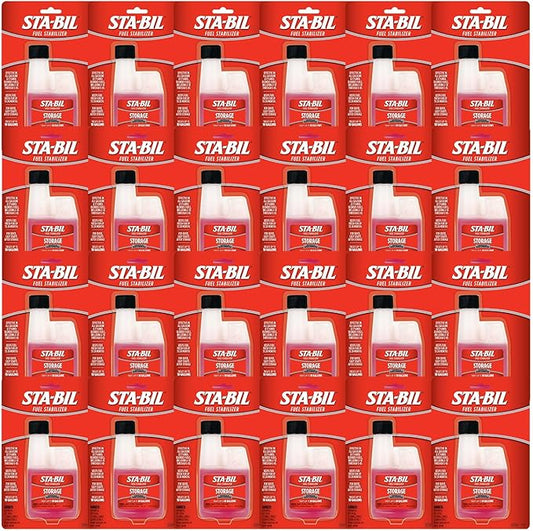 STA-BIL Storage Fuel Stabilizer | Keeps Fuel Fresh for 24 Months, Prevents Corrosion, Gasoline Treatment Additive that Protects System, Gas Stabilizer for Storage, 4 oz (24 Pack)