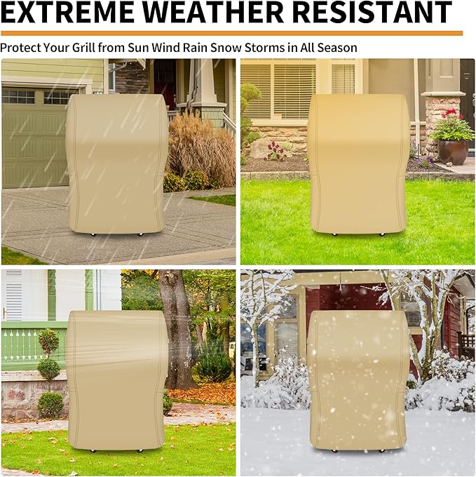 NEXCOVER Grill Cover, 30 Inch Waterproof BBQ Cover, 600D Heavy Duty Gas Grill Cover, Fade Resistant, Rip Resistant Barbecue Cover for Weber,Brinkmann, Char Broil, Holland, Jenn Air