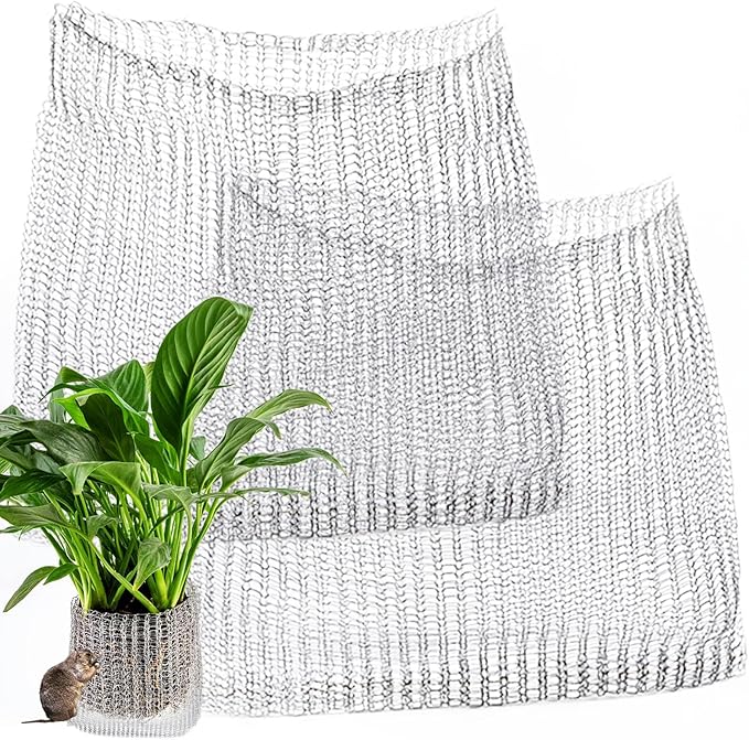 2 Packs 15 Gallon Root Guard Gopher Proof Wire Basket Mole and Vole Mesh Wire Baskets Underground Stainless Steel Wire for Plants