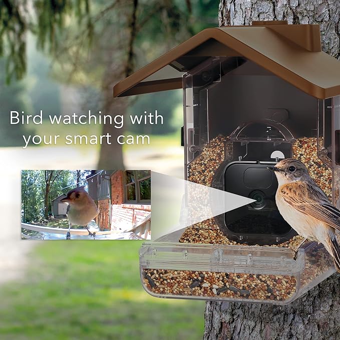 Wasserstein Bird Feeder Camera Case Compatible with Blink, Wyze & Ring Security Cameras Including Blink Outdoor 4, Wyze Cam OG & Ring Stick Up Camera (Camera NOT Included)