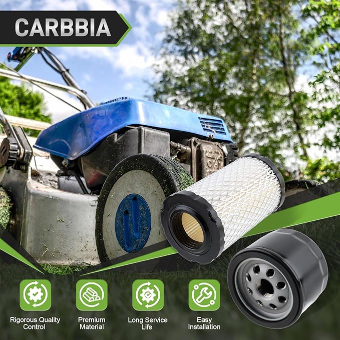 Oil Filter Air Filter Tune Up Kit for John Deer Z345 Z345R Z345M Z235 Z355R Z335E E120 LT150 for 31L777 31M977 31Q777 for Husqvarna YTA22V46 YTH22V46 YTA18542