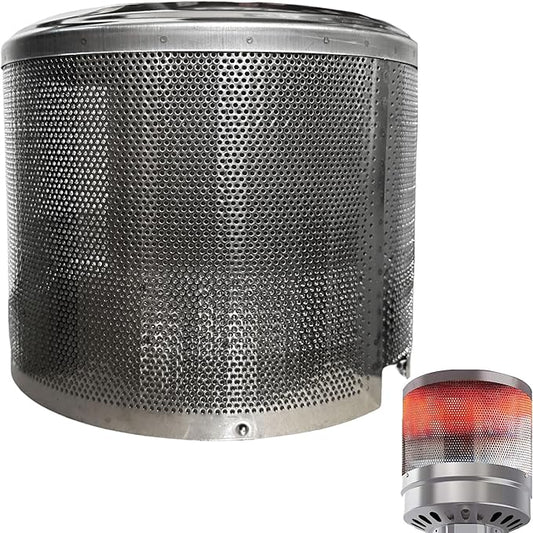 Patio Heater Burner Net Cover Outdoor Heater Replacement Parts Emitter Screen Stainless Steel Safety Heating Net Fittings Applied To Most Gas Patio Heater 10 3/4"Diameter