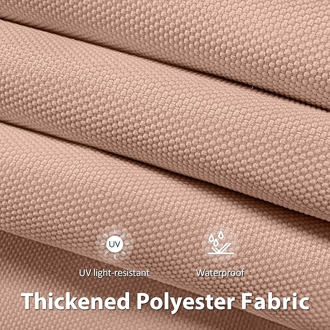 MCombo 11.5x9.5 Feet Manual Retractable Patio Door Window Awning Sunshade Shelter Outdoor Canopy,1210 (Beige, 11.5'(L) x 9.5'(W))