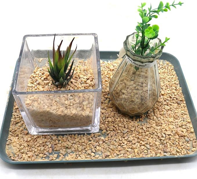 Coarse Sand. Light Brown Color. 1/8 Inch 10 lbs. for Potting Soil, Succulents, Pots, Plants, Gardening, Indoor, Crafting, Vase Fillers (X-Mini, COARSE Sand - Light Brown, 10)