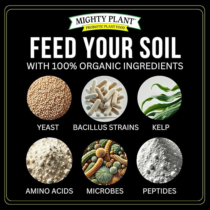 Organic Instant Compost Tea (5 oz) – Probiotic Plant Food Bloom Booster & Yield Booster for Hydroponics & All Gardening Types | Microbial Formula Converts Amino Acids for Enhanced Growth (5, Ounces)