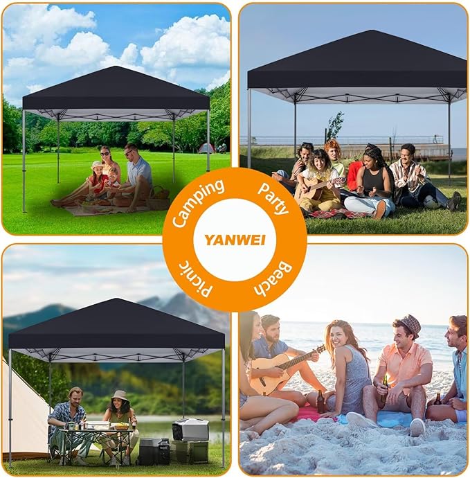 10x10 Canopy Replacement Top Only,Waterproof Pop Up Canopy Tent Top Replacement Cover Roof with Windproof Ropes for Straight Leg Frame, 420D Polyester for Outdoor Garden Pavilion Sun Shade(Gray)