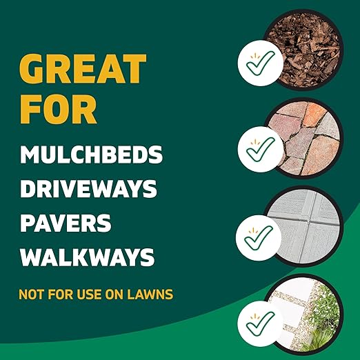 Spruce Weed Killer Refill - Versatile Weed & Grass Killer₂ for Flower Beds, Driveways & Mulch Beds - No Pour, No Mix, No Mess Refill - Kills Dandelions, Crabgrass & More (64 Oz)